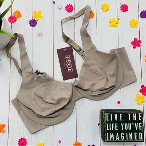 34D, NWT True Balconette Unpadded Bra